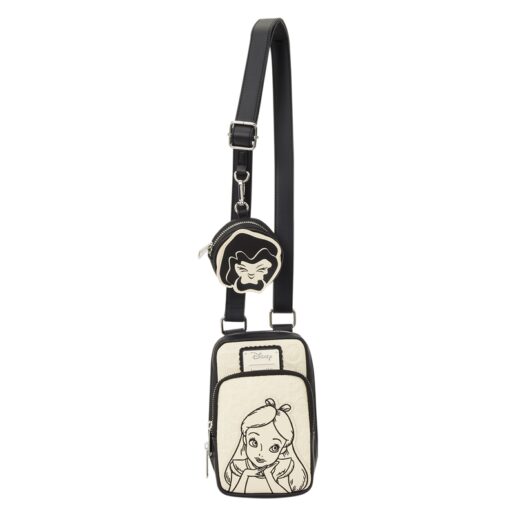 Loungefly Disney Alice in Wonderland crossbody bag with coin