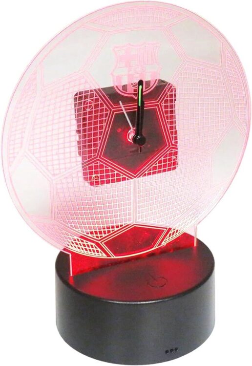 F.C. Barcelona LED methacrylate clock