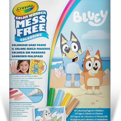 Bluey colour without smudges