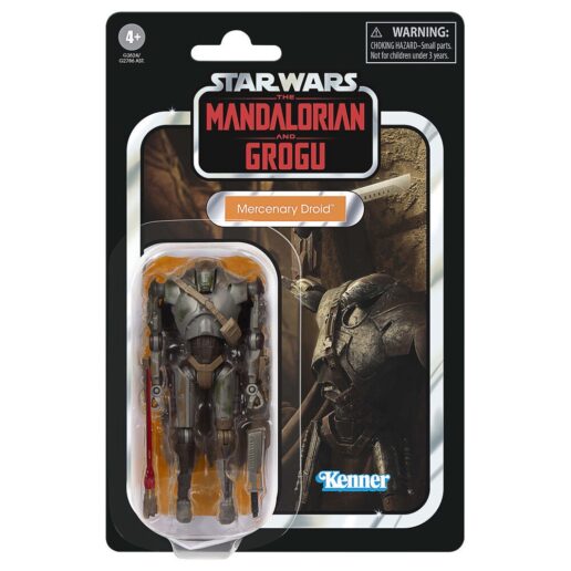 Star Wars The Mandalorian And Grogu Star Wars Kenner Mercenary Droid figure cm