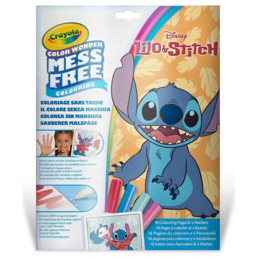Disney Stitch colour without smudges