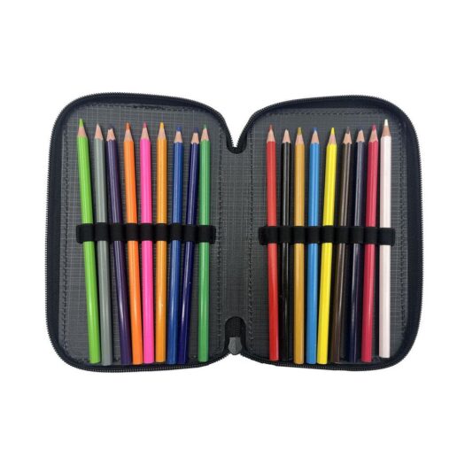 Real Madrid triple pencil case