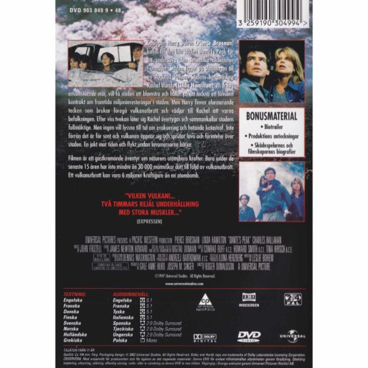 Dantes Peak DVD (Begagnad)
