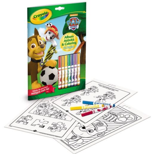 Crayola Paw Patrol Set 7 markers + Activity Book