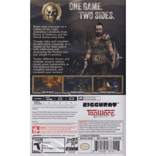 Enclave HD Nintendo Switch Limited Run IMPORT