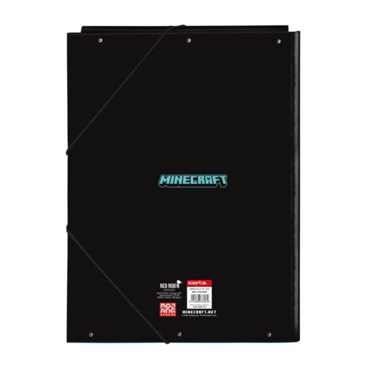 Minecraft Screen A4 cardboard binder with flaps