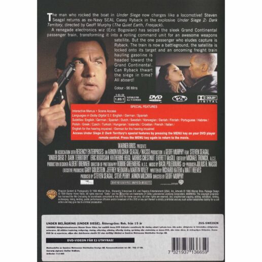 Under Siege 2 Dark Territory DVD (Begagnad)