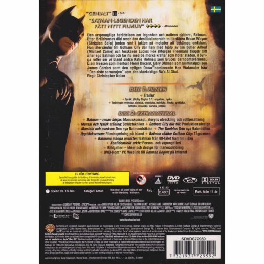 Batman Begins DVD (Begagnad)