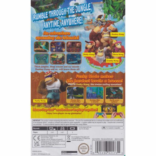 Donkey Kong Country Tropical Freeze Nintendo Switch