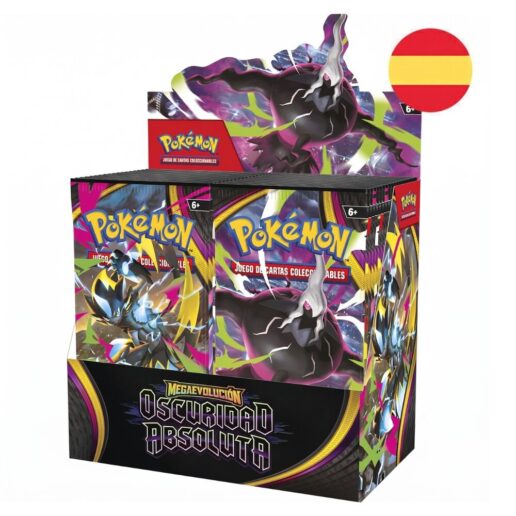 Spanish Pokemon Absolute Darkness Mega Evolution Expansion assorted about card game