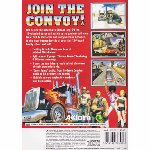18 Wheeler American Pro Trucker Playstation 2 PS2 (Begagnad)