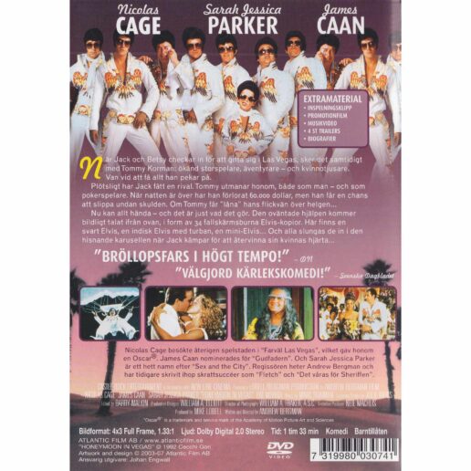 Honeymoon in Vegas DVD (Begagnad)