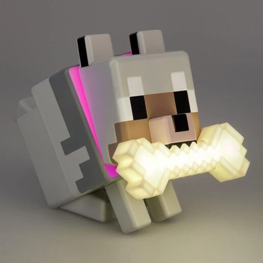 Minecraft GloBuddies Wolf light