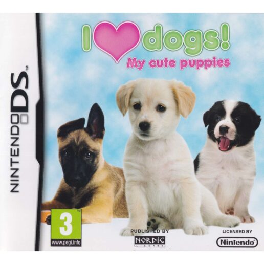 I Love Dogs My Cute Puppies Nintendo DS Swedish (Begagnad)