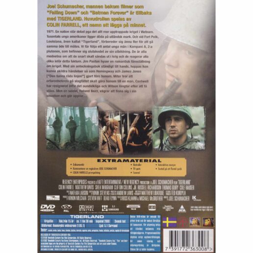 Tigerland DVD (Begagnad)