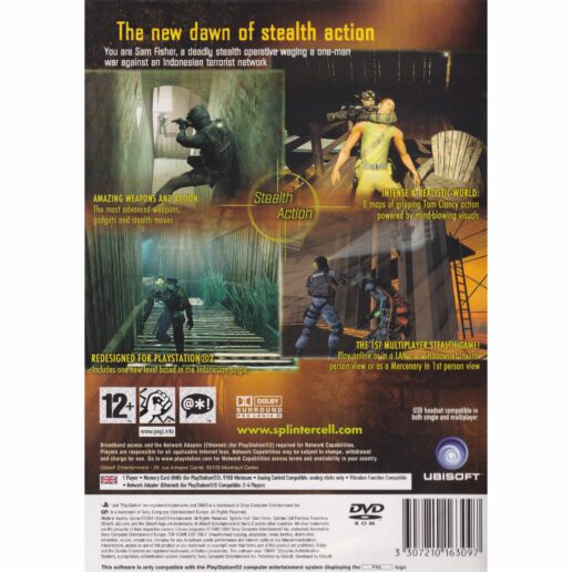 Tom Clancys Splinter Cell Pandora Tomorrow Playstation 2 PS2 (Begagnad)