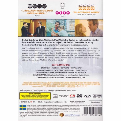 In Good Company DVD (Begagnad)