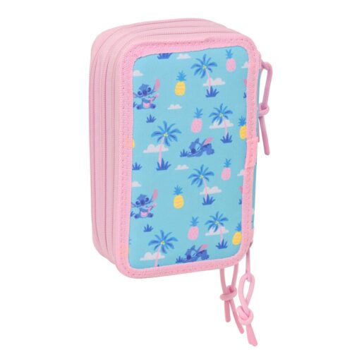 Disney Stitch Waves triple pencil case 37pcs