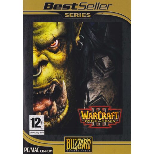 Warcraft III Reign of Chaos PC CD Best Seller Series (Begagnad)