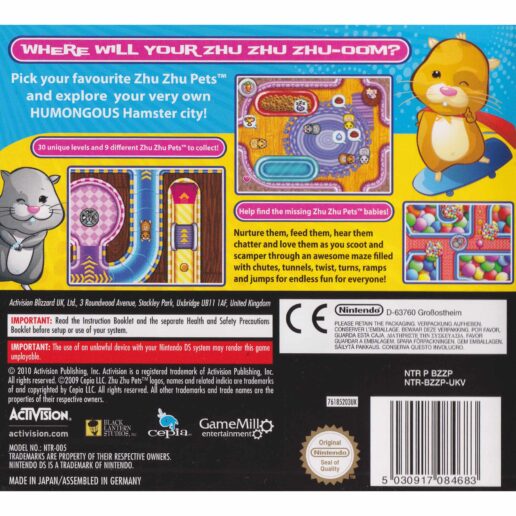 Zhu Zhu Pets Nintendo DS Swedish (Begagnad)