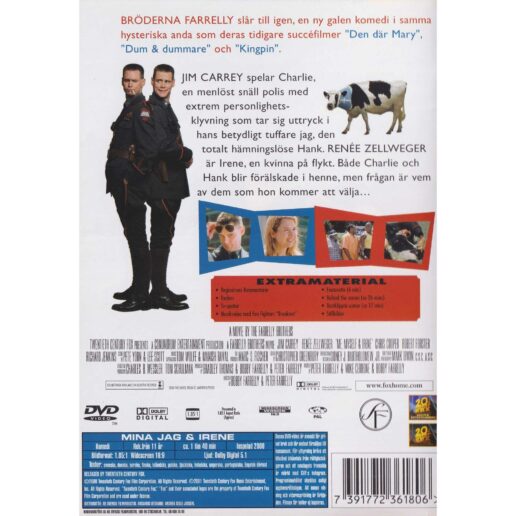 Mina jag & Irene DVD (Begagnad)