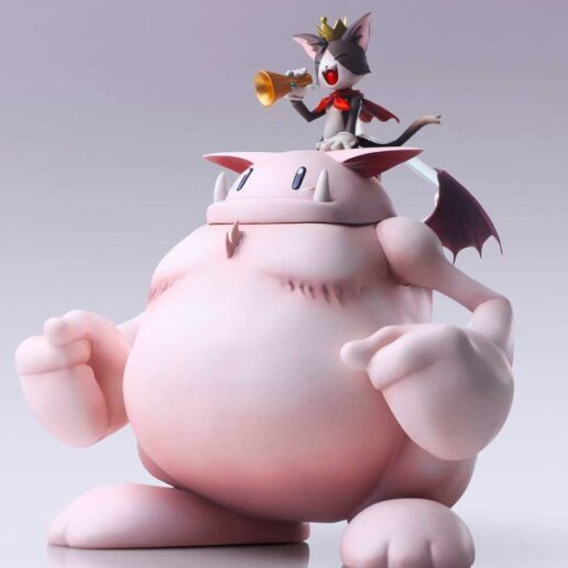 Final Fantasy VII Bring Cait Sith & Fat Moogle 15cm