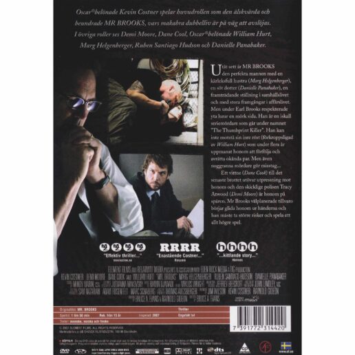 Mr Brooks DVD (Begagnad)