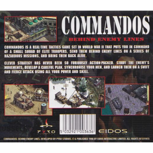 Commandos Behind Enemy Lines PC CD (Begagnad)
