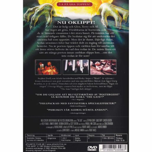 The Gate DVD (Begagnad)