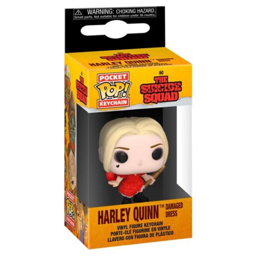 Pocket POP Keychain DC The Suicide Squad Harley Quinn Damaged Dress