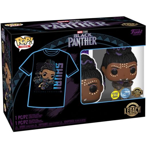 Set figure POP & Tee Marvel Black Panther Shury Exclusive (Small)
