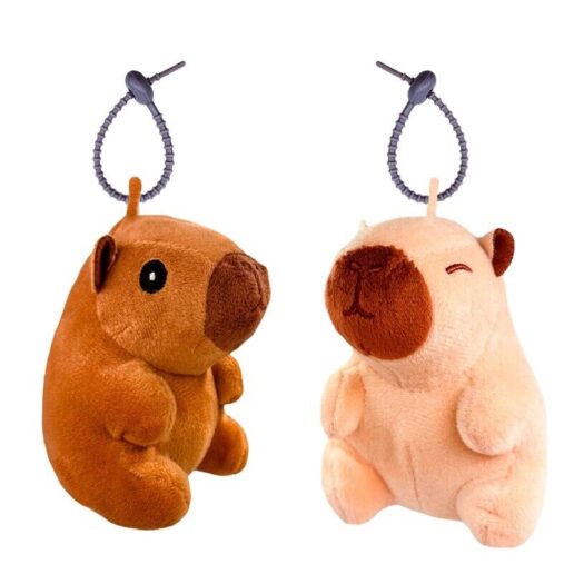 Capybara assorted hanging plush toy 10cm