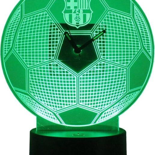 F.C. Barcelona LED methacrylate clock