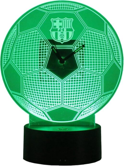 F.C. Barcelona LED methacrylate clock
