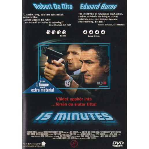 15 Minutes DVD (Begagnad)
