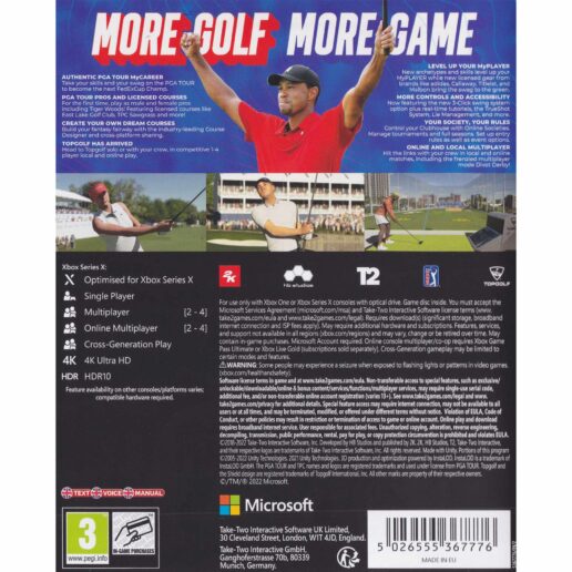 PGA Tour 2K23 Xbox Series X Xbox One (Begagnad)