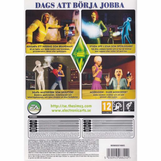 The Sims 3 Drömjobb Expansionspaket PC DVD Swedish (Begagnad)