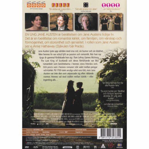 En ung Jane Austen DVD (Begagnad)