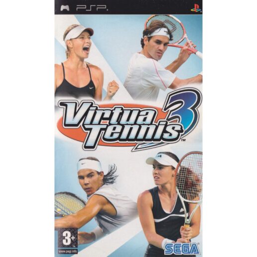 Virtua Tennis 3 Playstation Portable PSP Swedish (Begagnad)
