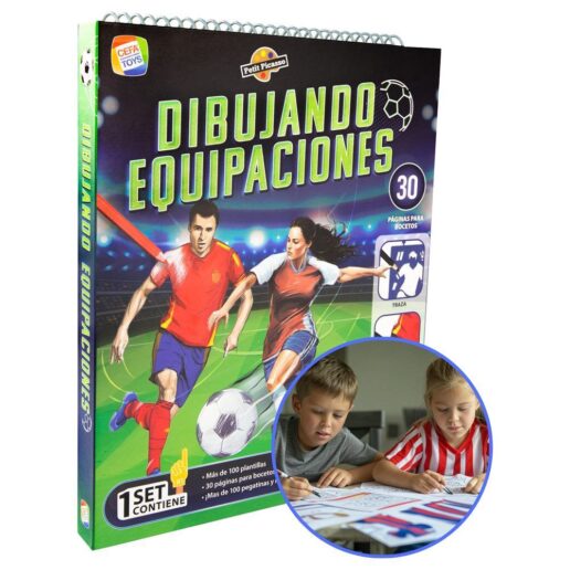 Football drawing team kits