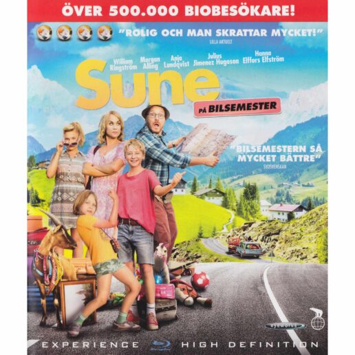 Sune på bilsemester Blu-Ray (Begagnad)