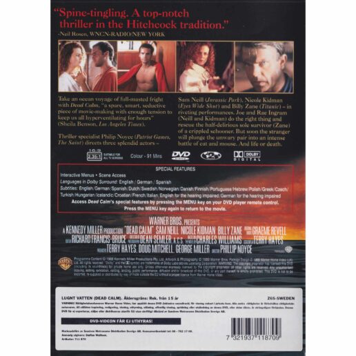 Dead Calm DVD (Begagnad)