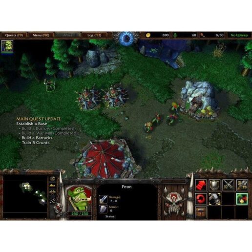 Warcraft III Reign of Chaos PC CD Best Seller Series (Begagnad)