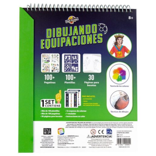 Football drawing team kits