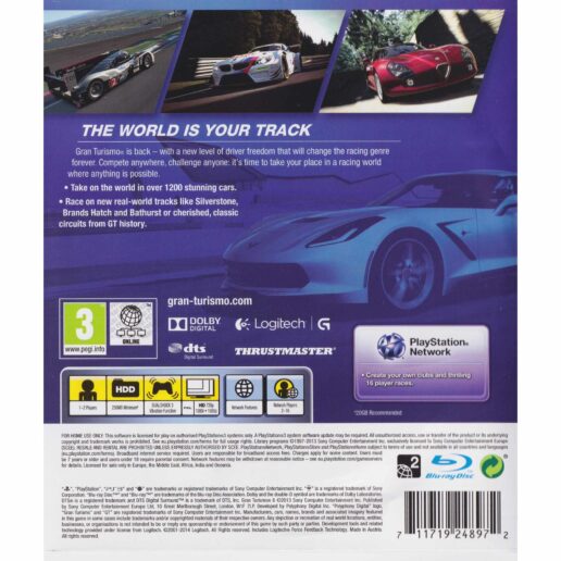 Gran Turismo 6 Playstation 3 PS3 (Begagnad)