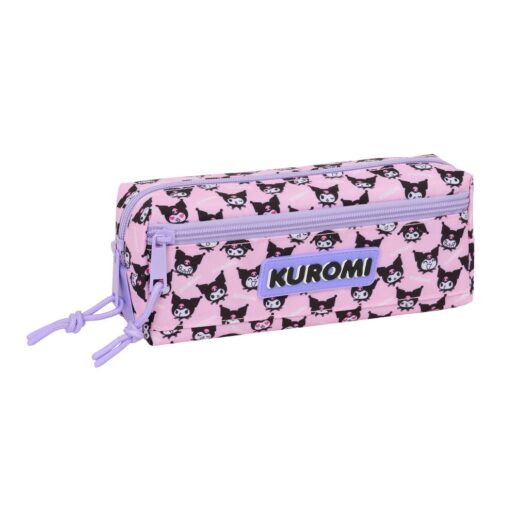 Hello Kitty Kuromi triple pencil case