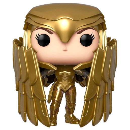 POP figure DC Comics Wonder Woman 84 - Wonder Woman Gold Shield Metallic Exclusive