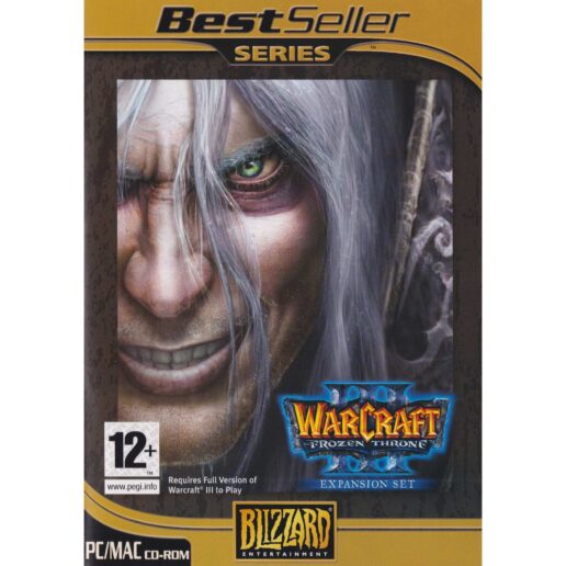 Warcraft III Frozen Throne PC CD Best Seller Series (Begagnad)