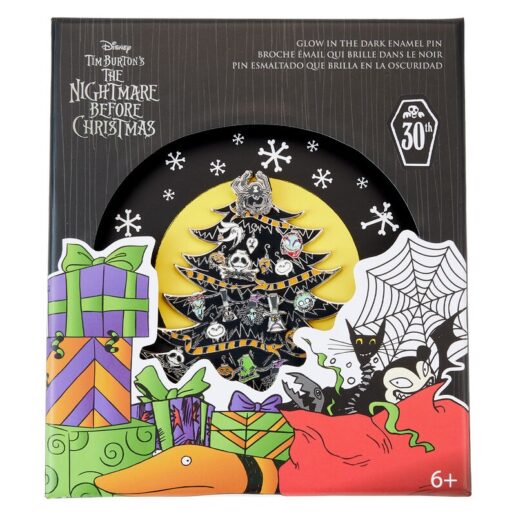 Loungefly Disney Nightmare Before Christmas Tree String Lights Pin