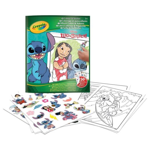 Disney Stitch colouring book + stickers